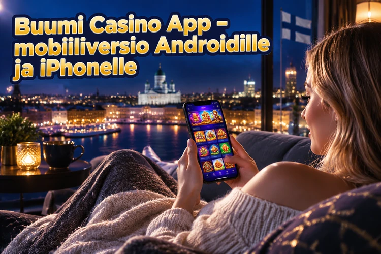 App Buumi Casino - mobiiliversio Androidille ja iPhonelle
