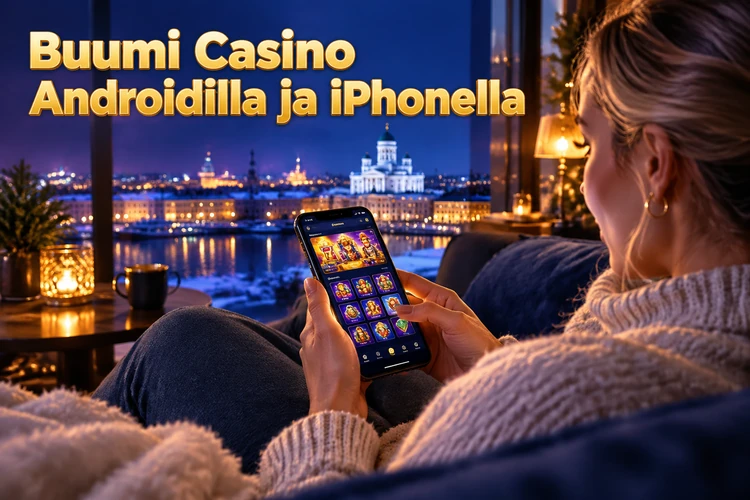 Buumi Casino Androidilla ja iPhonella