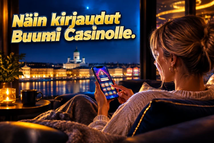 Näin kirjaudut Buumi Casinolle
